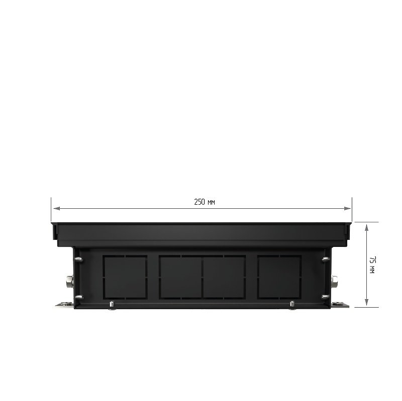 Внутрипольный конвектор Royal Thermo Atrium 75/250/1700-DG-U-BL