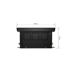 Внутрипольный конвектор Royal Thermo Atrium 110/200/2100-DG-U-LB