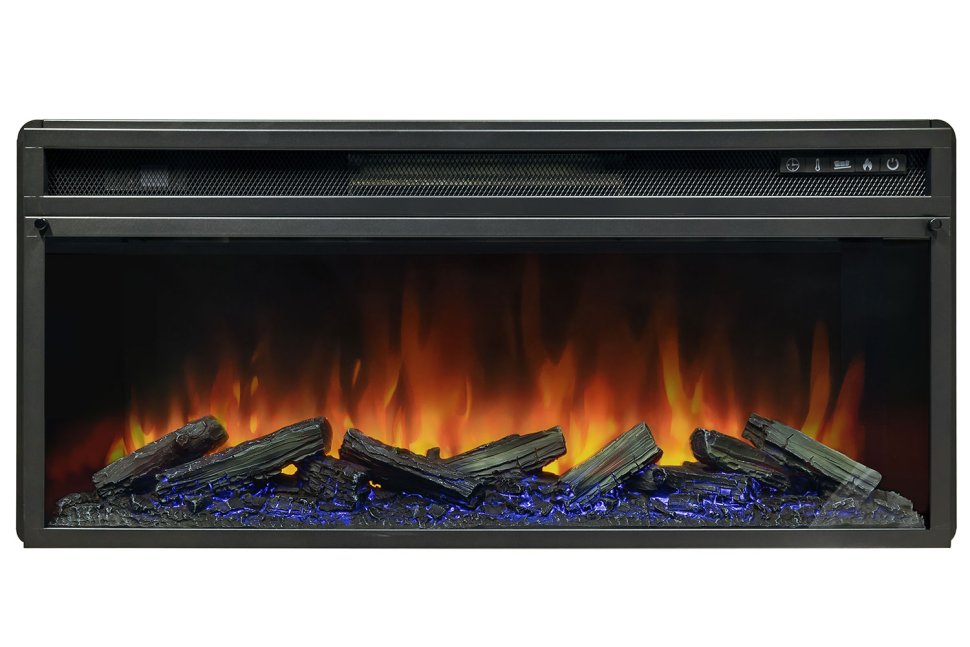 Каминокомплект Royal Flame Basel L с очагом Vision 42 LOG LED белый с черным