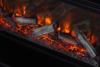 Каминокомплект Royal Flame Basel L с очагом Vision 42 LOG LED белый с черным