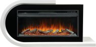 Каминокомплект Royal Flame Basel L с очагом Vision 42 LOG LED белый с черным