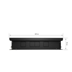 Внутрипольный конвектор Royal Thermo Atrium 90/400/1300-DG-U-LB