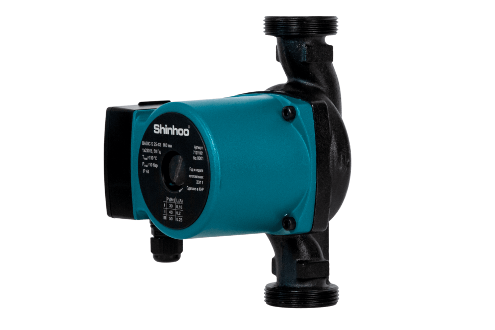 Циркуляционный насос Shinhoo Basic S 25-8S