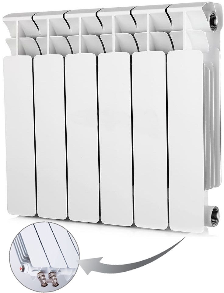 Биметаллический радиатор отопления RIFAR BASE VENTIL R 350 x6